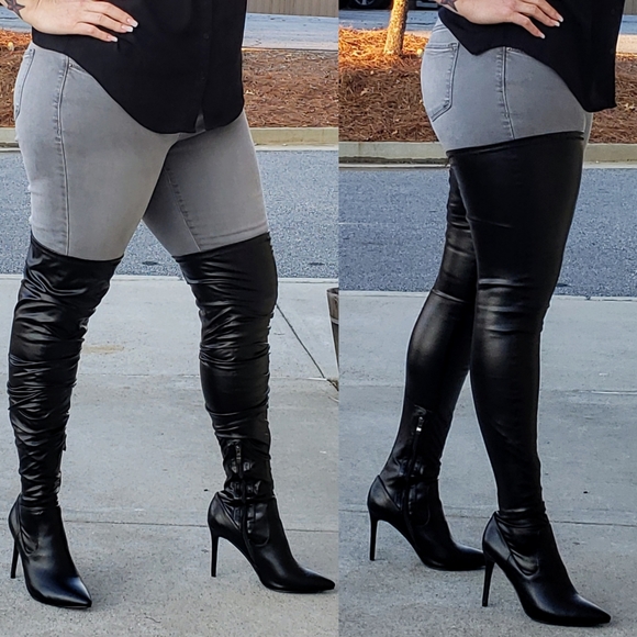 Extra high shaft boots crotch high boots - Picture 4 of 5